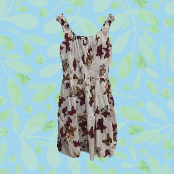 Impress! Dresses & Skirts - 🍄50% White Midi Dress Butterfly